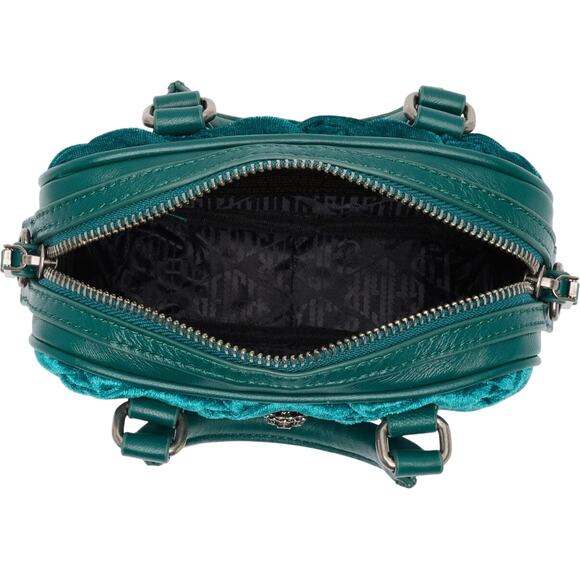 Kurt Geiger London Extra Small Kensington Velvet Duffle Bag NWT - Picture 4 of 6